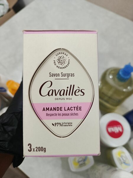 Savon Surgras Amande lot de 3