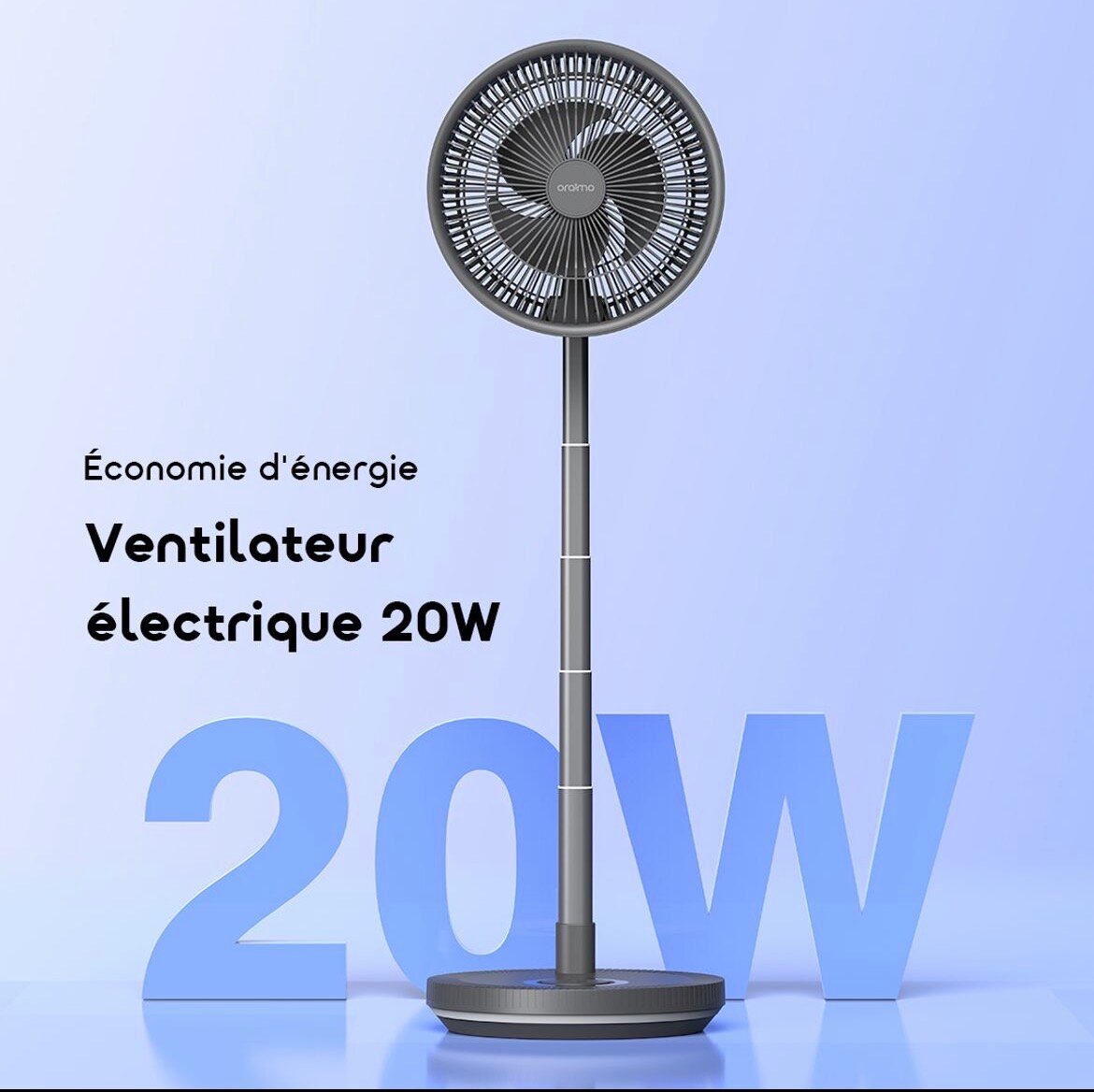 Ventilateur électrique ORAIMO 20W