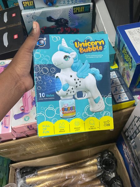 Pistolet Bulles Licorne Enfants