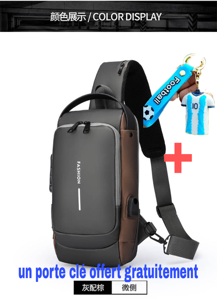 Sac à bandoulière moto étanche