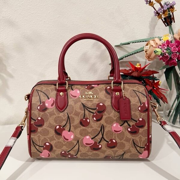 Coach Sac à main Femme Motif Cerise