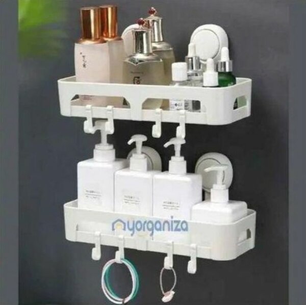 Étagère murale avec crochets