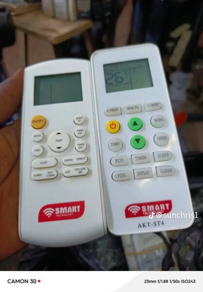 Télécommande universelle pour climatiseur