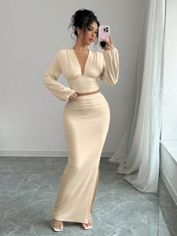 Robe longue élégante femme