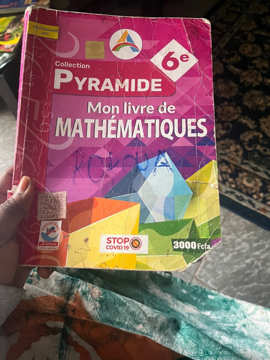 Ancien livre de 6eme