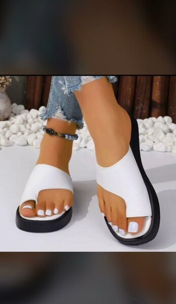 Sandales d'été blanches femmes