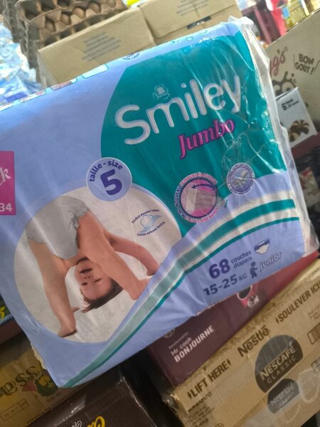 Couches bébé taille 5 Smiley Jumbo