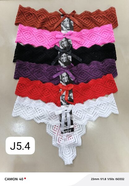 Lot de 12 Culottes dentelle