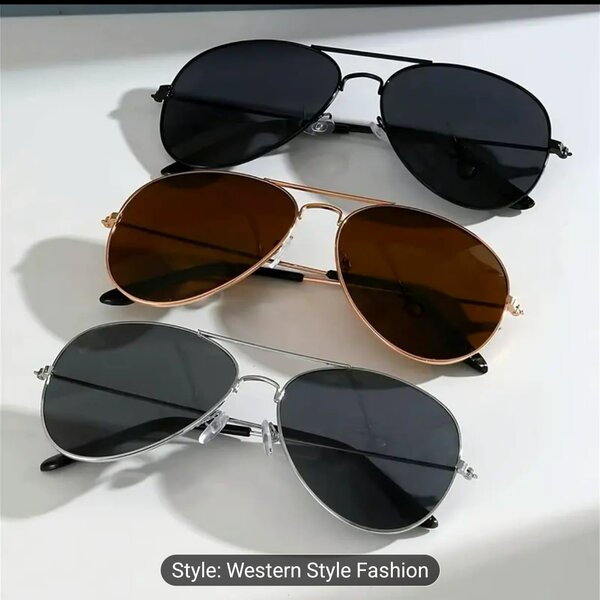 Lunettes de soleil aviateur élégantes