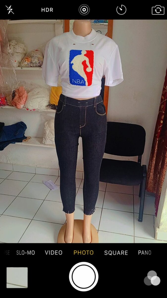 Jeans skinny taille haute