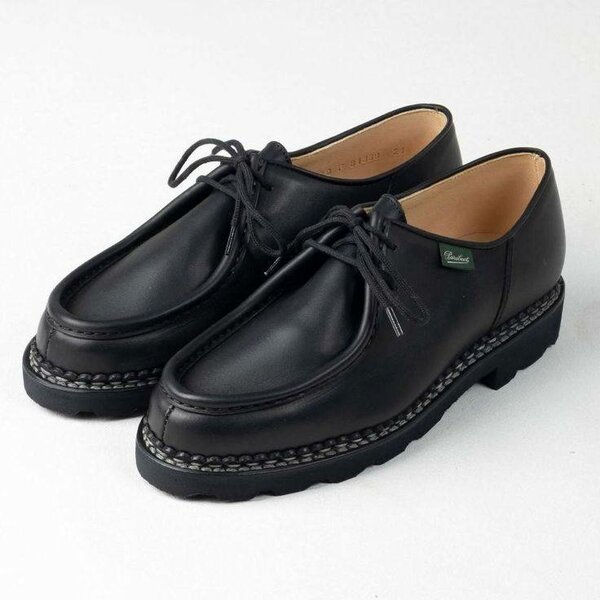 Chaussures Derbies en Cuir Noir