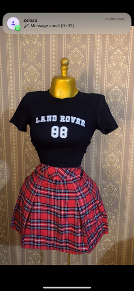 T-shirt noire graphique