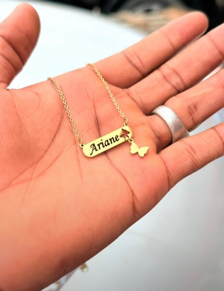Collier personnalisé papillon