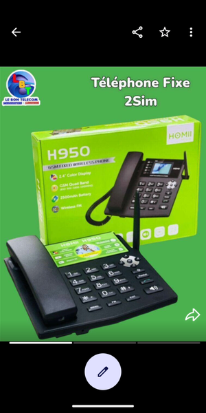 Téléphone Fixe Double SIM