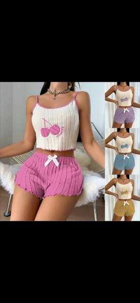 Pajama Set Femme Été