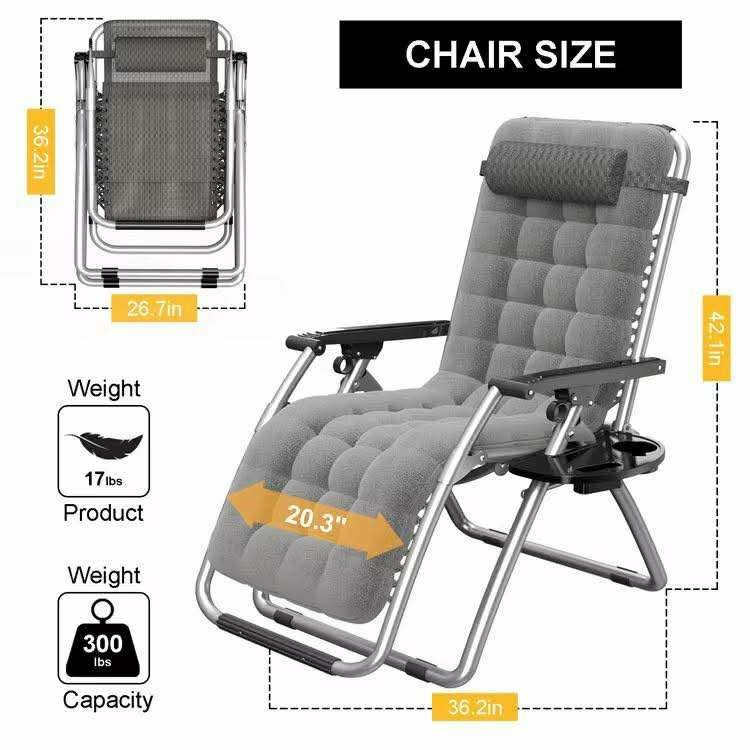 Chaise Longue Réglable Confortable