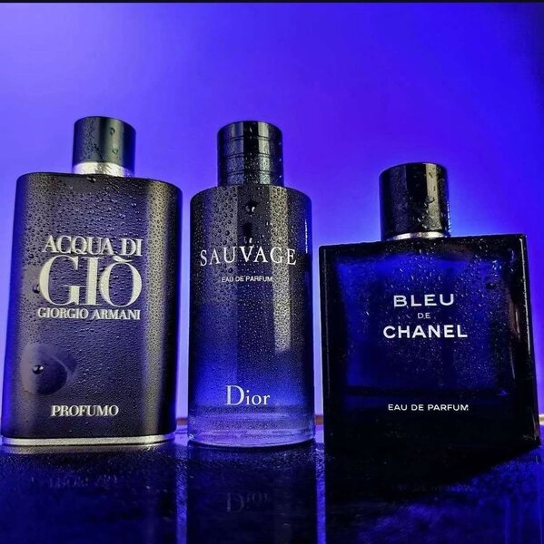 Collection of men perfume