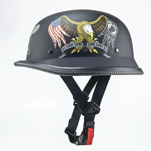 Casque de moto à motifs flamme