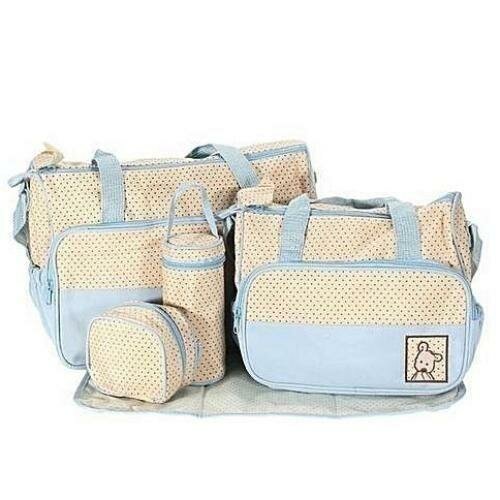 Sac à Langer - Bleu CielBeige