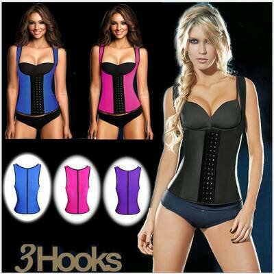 3 Hooks Underbust Corset Vest Waist Slim Waist Trainer