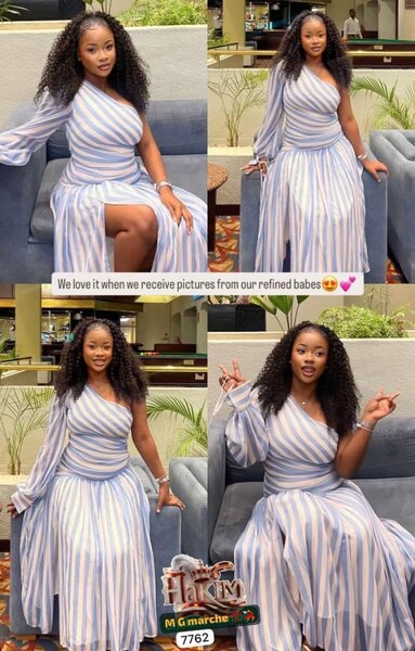 Robe à rayures élégante