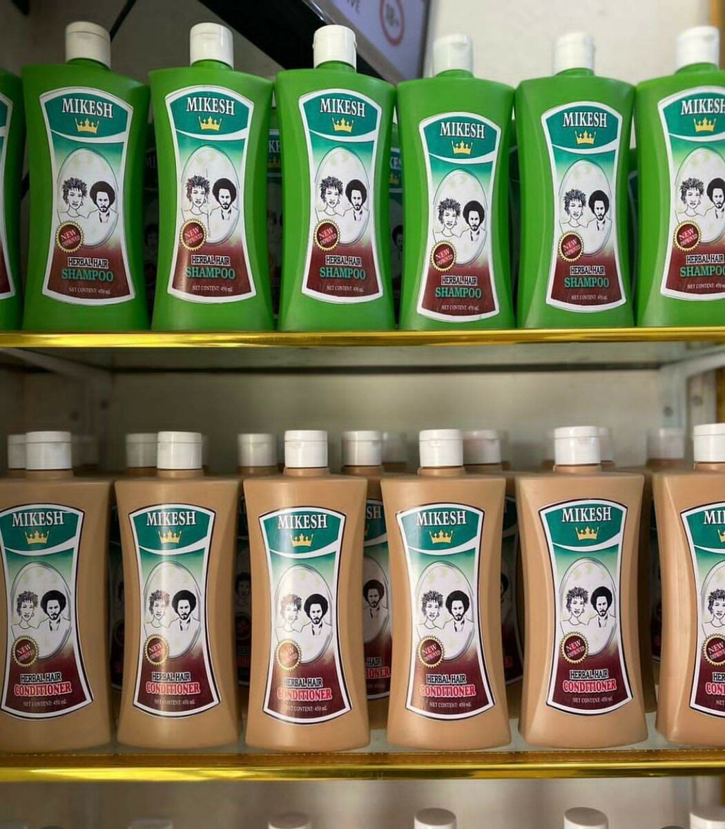 Mikesh hair cream and shampoo