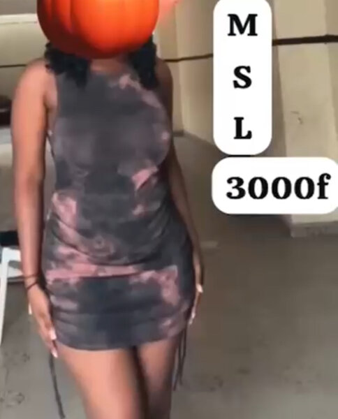 Robe moulante tie-dye