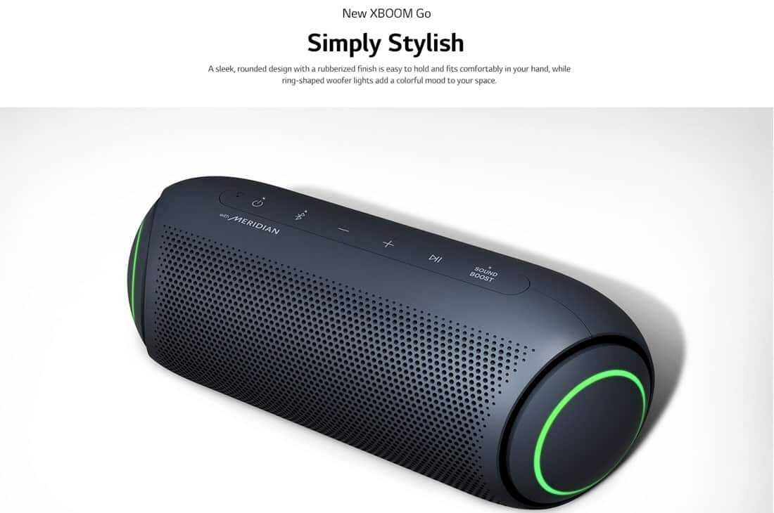 LG XBOOM Go PL7 with Meridian Audio Technology Bluetooth Spe