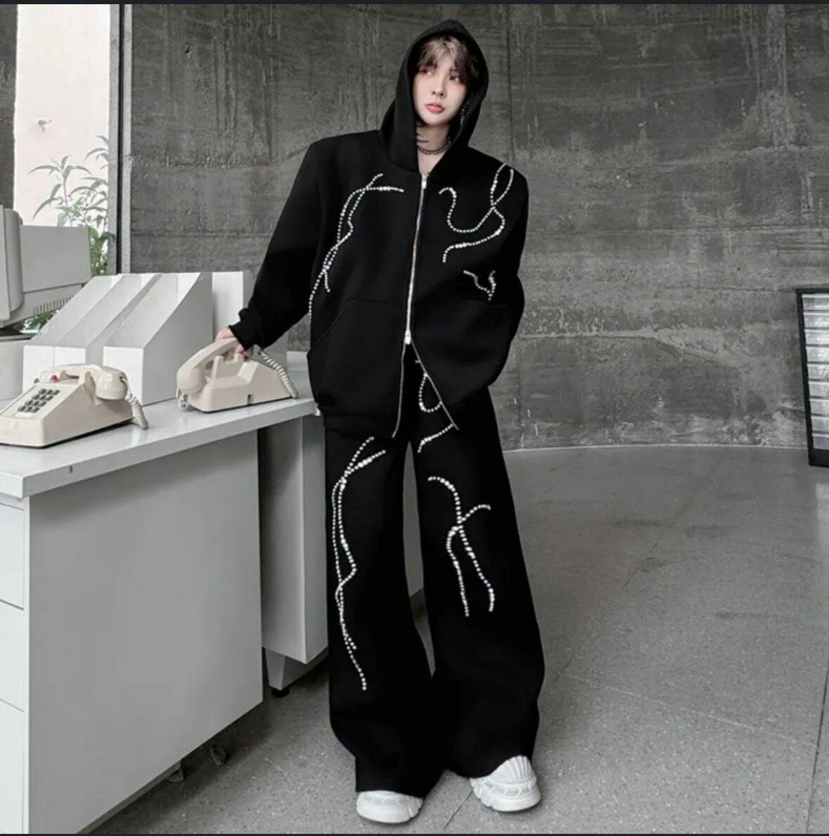 Ensemble Streetwear Noir