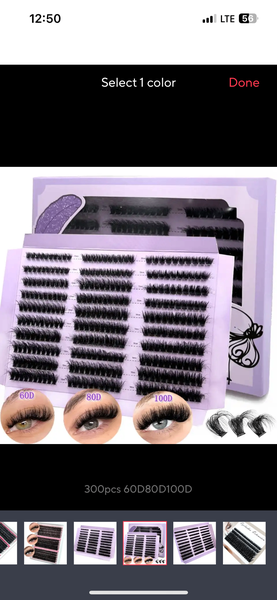 Cluster/DIY lashes