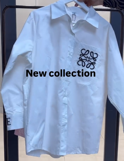 Белая женская рубашка 