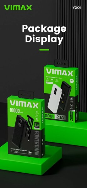 Vimax Powerbank 10000mAh