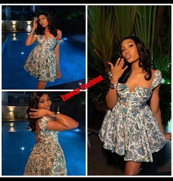 Robe d'été à épaules dénudées