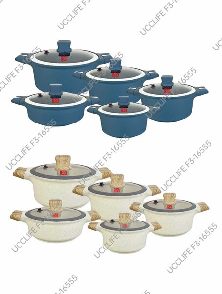 JLO 10pcs set nonstick Die cast cookware set