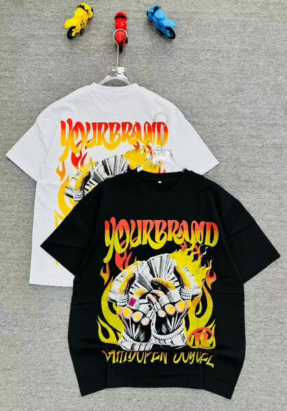 T-shirts imprimés colorés