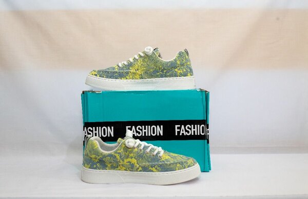 Baskets tendance vert