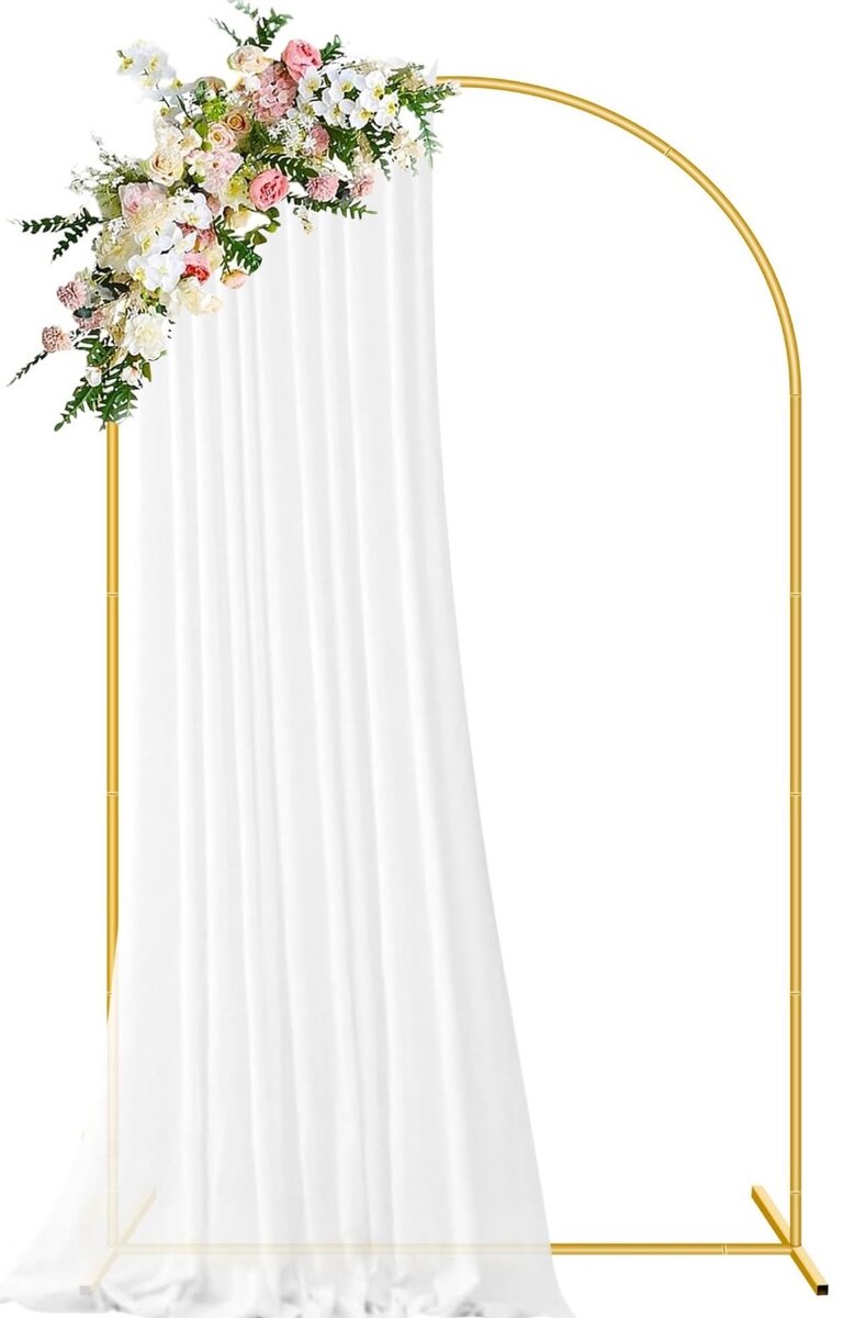 Arche de Mariage Fleurie Élégante