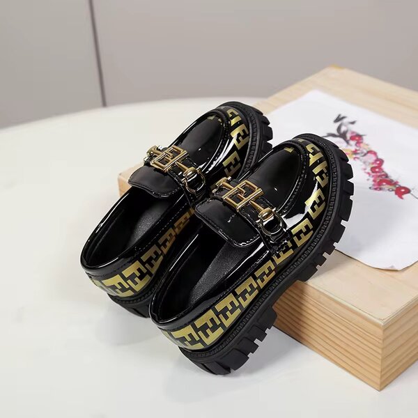 Mocassins Noirs en Cuir