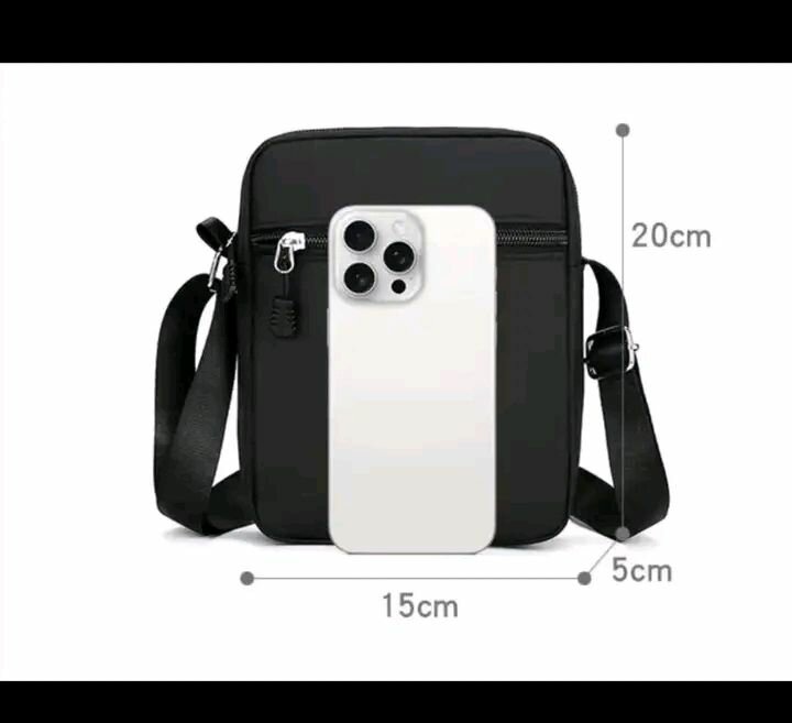 Sacoche bandoulière unisexe compacte