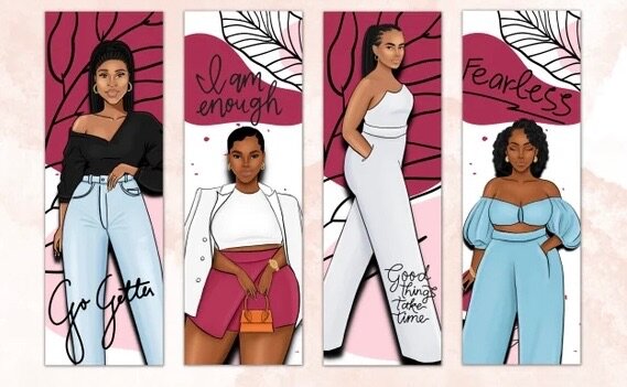 Strong and laminated bookmarks for your books.