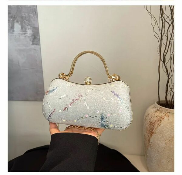 Sac à main élégant pailleté