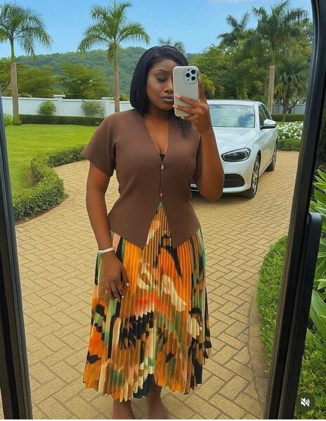 Jupe Plissée Évasée Élégante