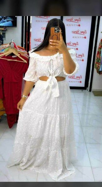 Robe Boho Blanche Élégante