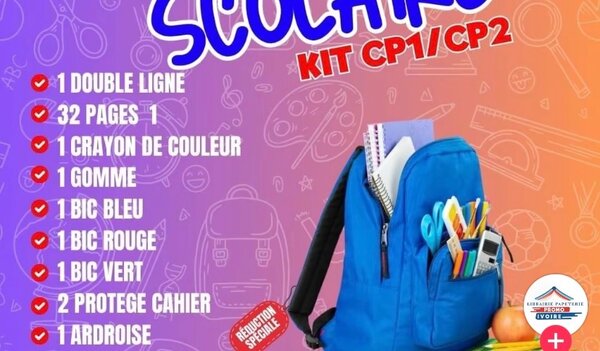 Kit Scolaire CP1/CP2 Complète