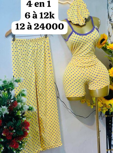 Ensemble de nuit 4 en 1