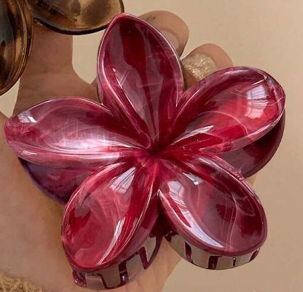 Pince à cheveux fleur élégante