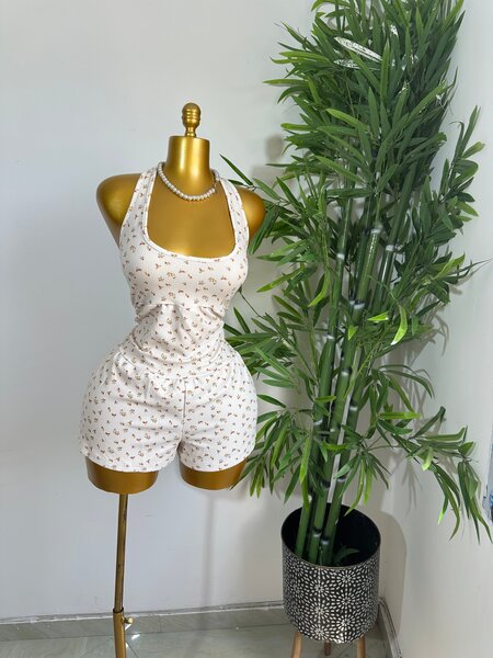 Combishort léger été femme