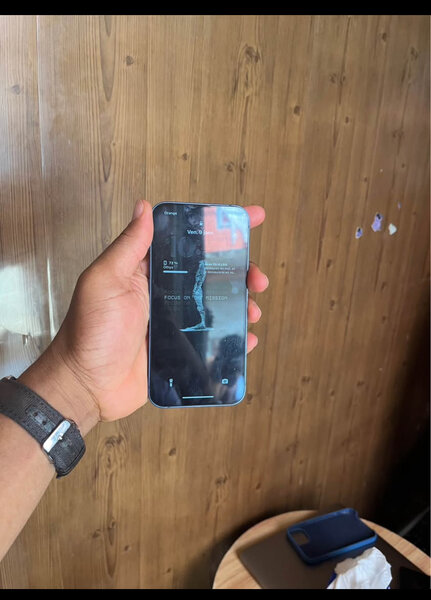 iPhone bleu élégant