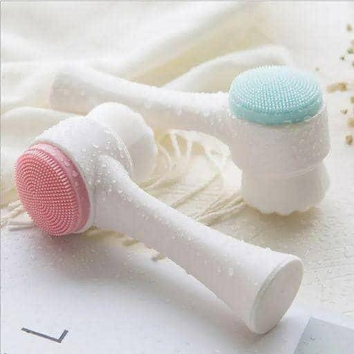 2 sides silicon Facial brush