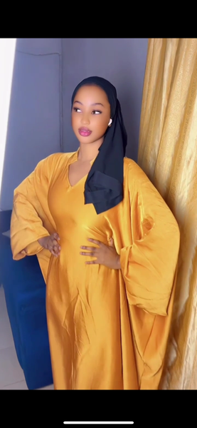 Abaya élégante dorée